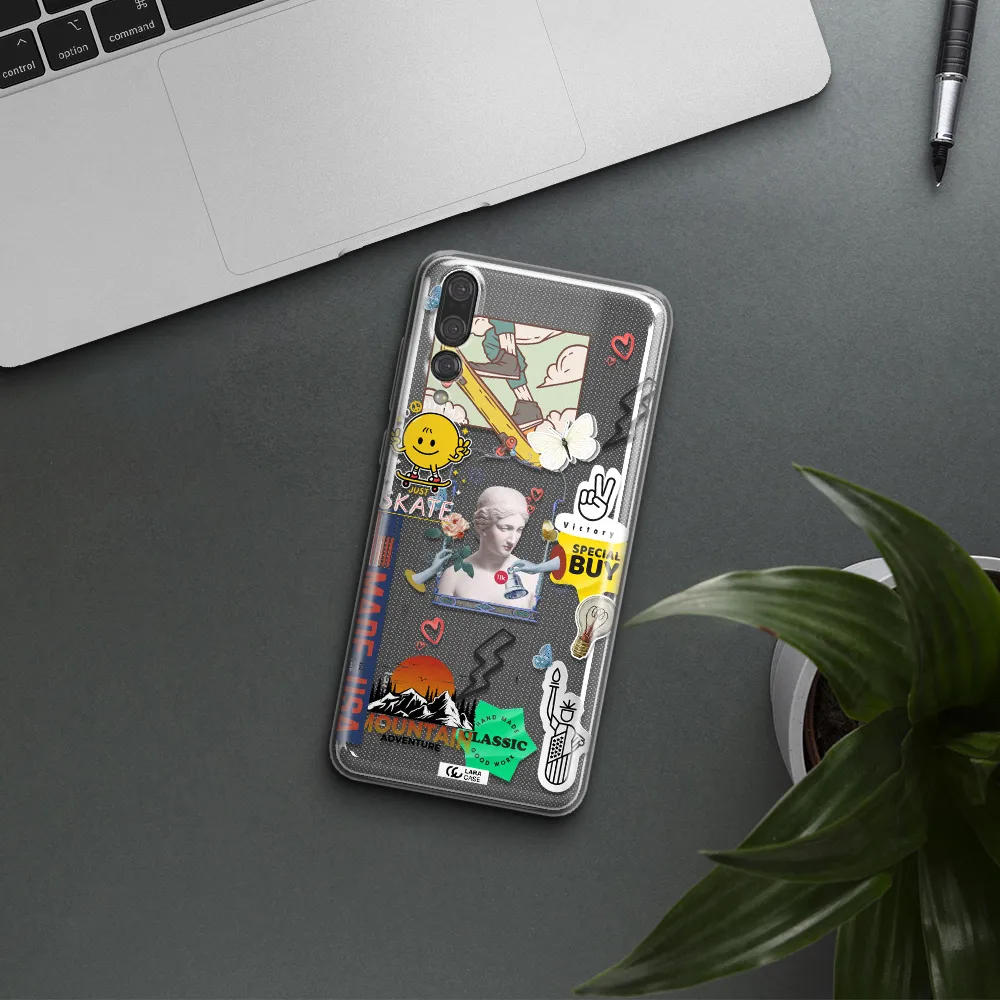 Usa Symbols Huawei P20 Pro Clear TPU Case