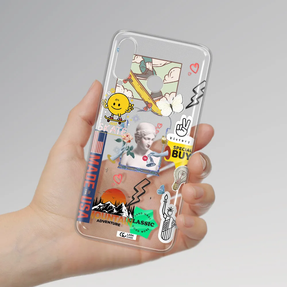 Usa Symbols Huawei P30 Lite Clear TPU Case