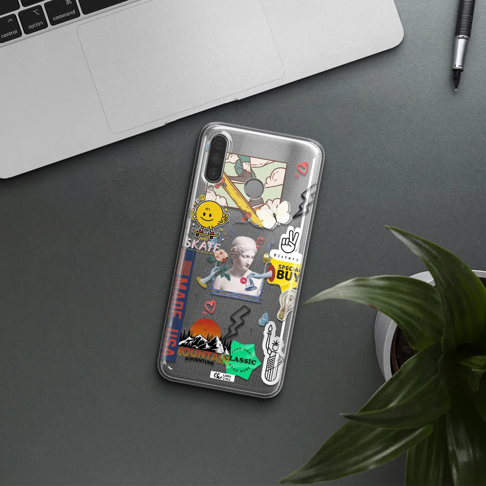 Usa Symbols Huawei P30 Lite Clear TPU Case