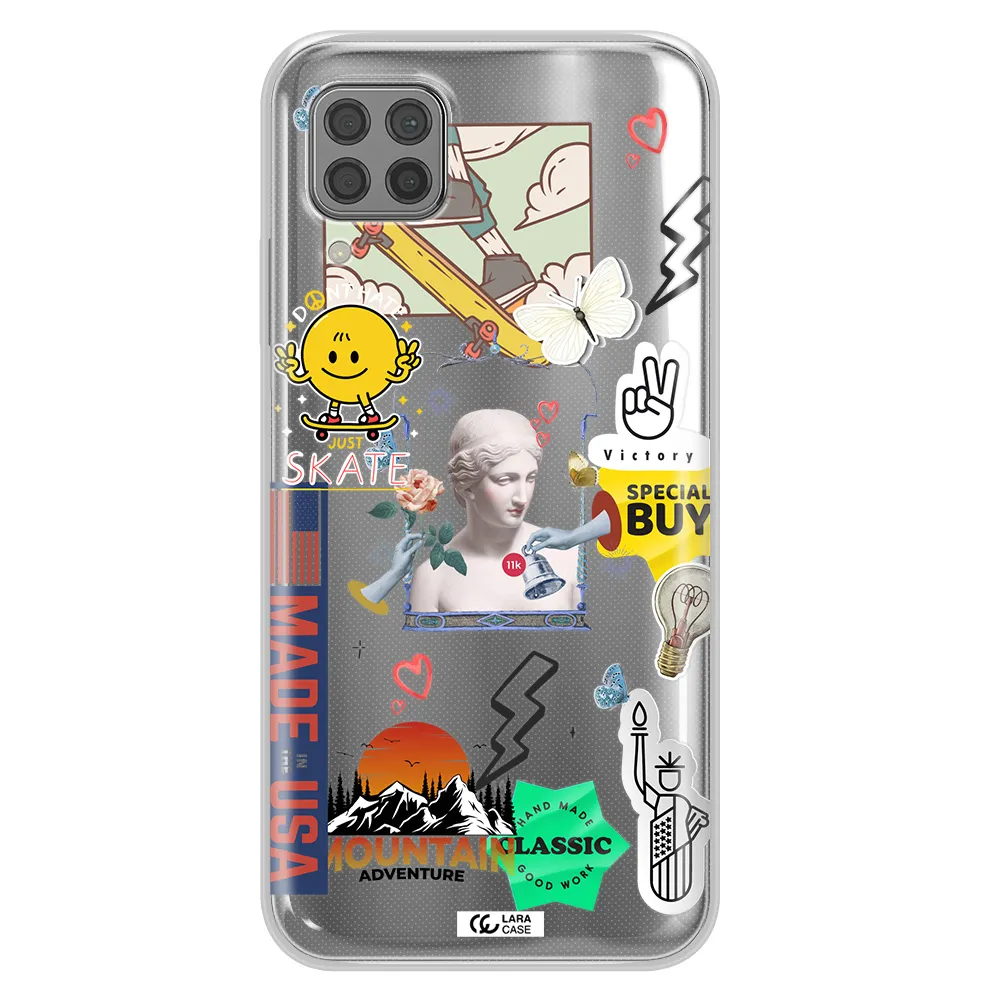 Usa Symbols Huawei P40 Lite Clear TPU Case