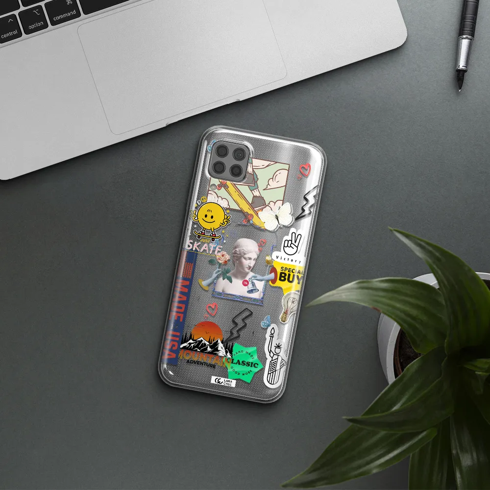 Usa Symbols Huawei P40 Lite Clear TPU Case