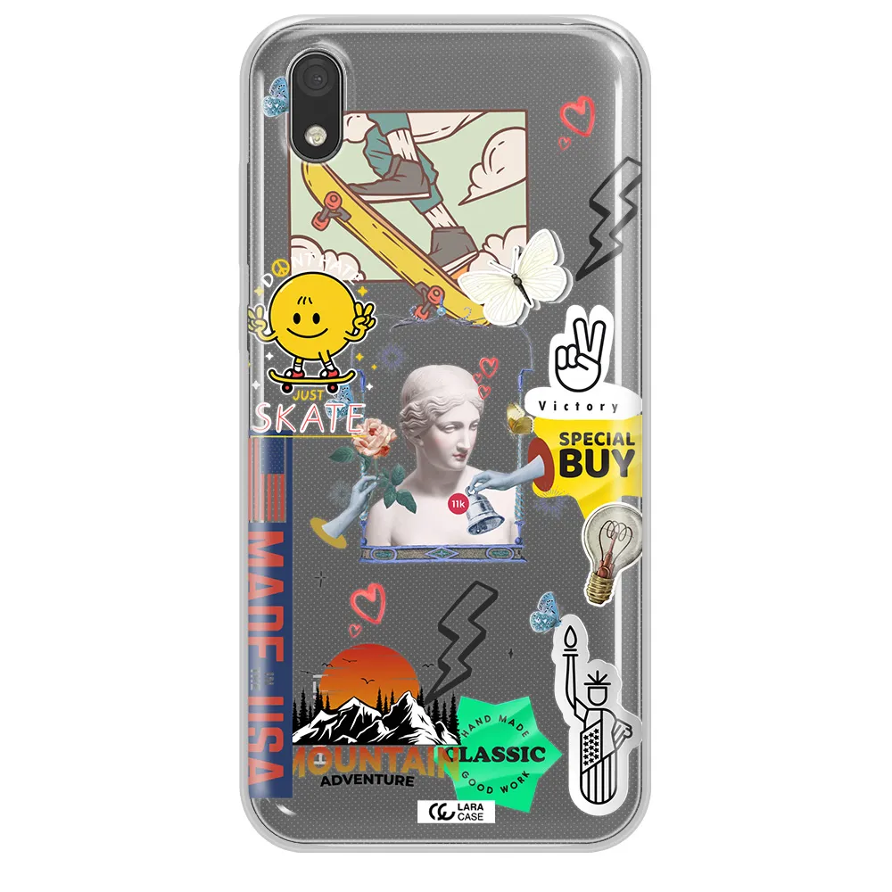 Usa Symbols Huawei Y5 2019 Clear TPU Case