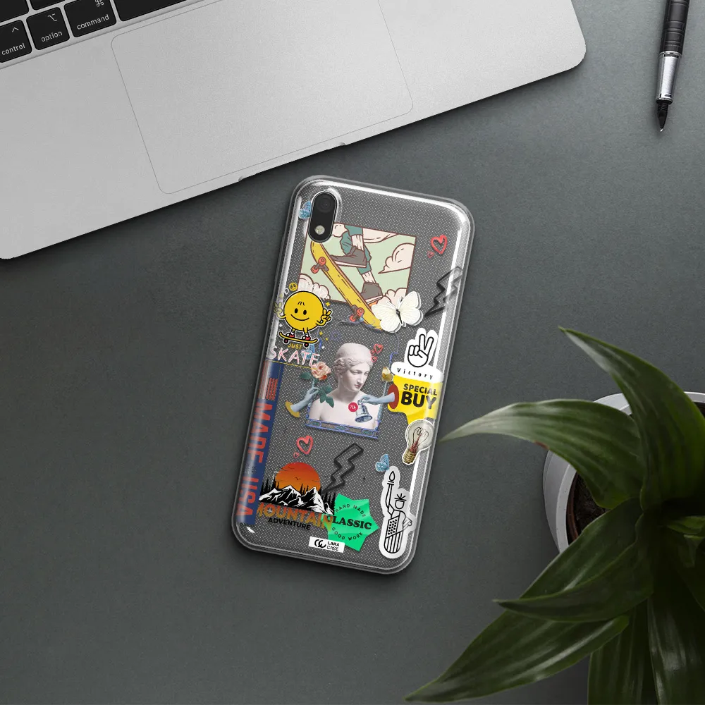 Usa Symbols Huawei Y5 2019 Clear TPU Case