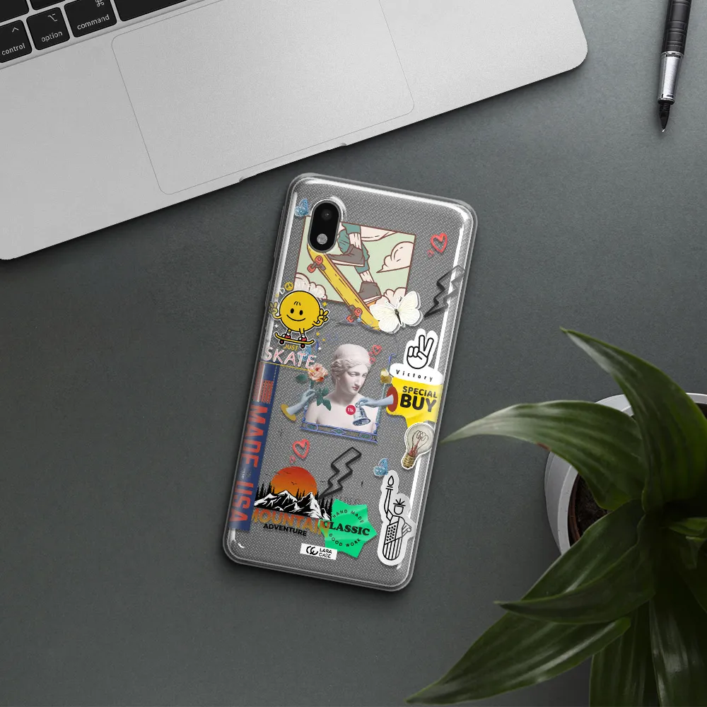 Usa Symbols Samsung A01 Core Clear Tpu Case