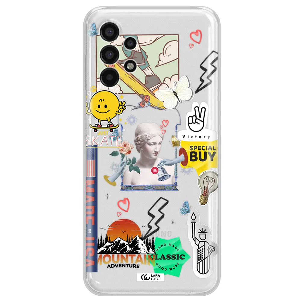 Usa Symbols Samsung A13 4g Clear TPU Case