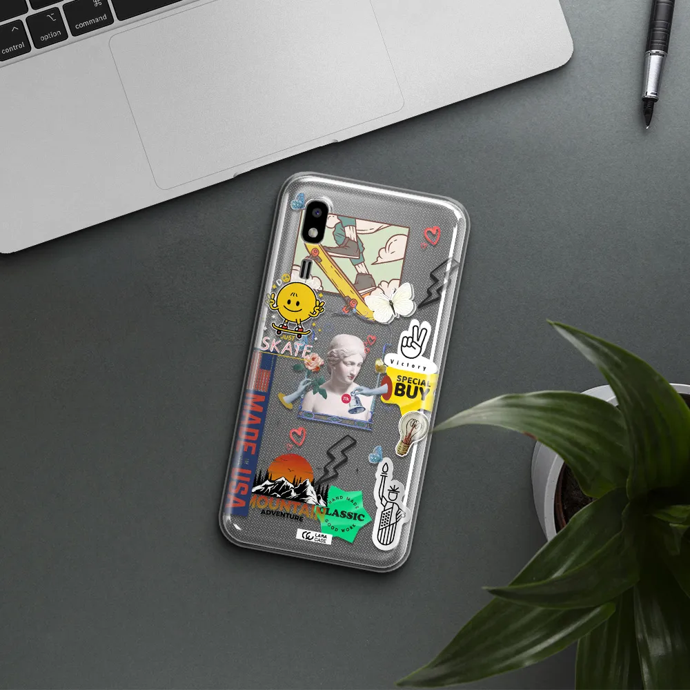 Usa Symbols Samsung A2 Core Clear TPU Case