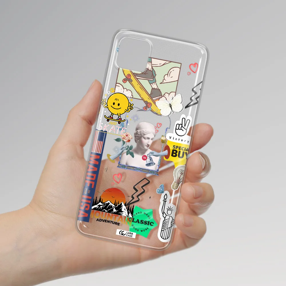 Usa Symbols Samsung A22 5g Clear TPU Case
