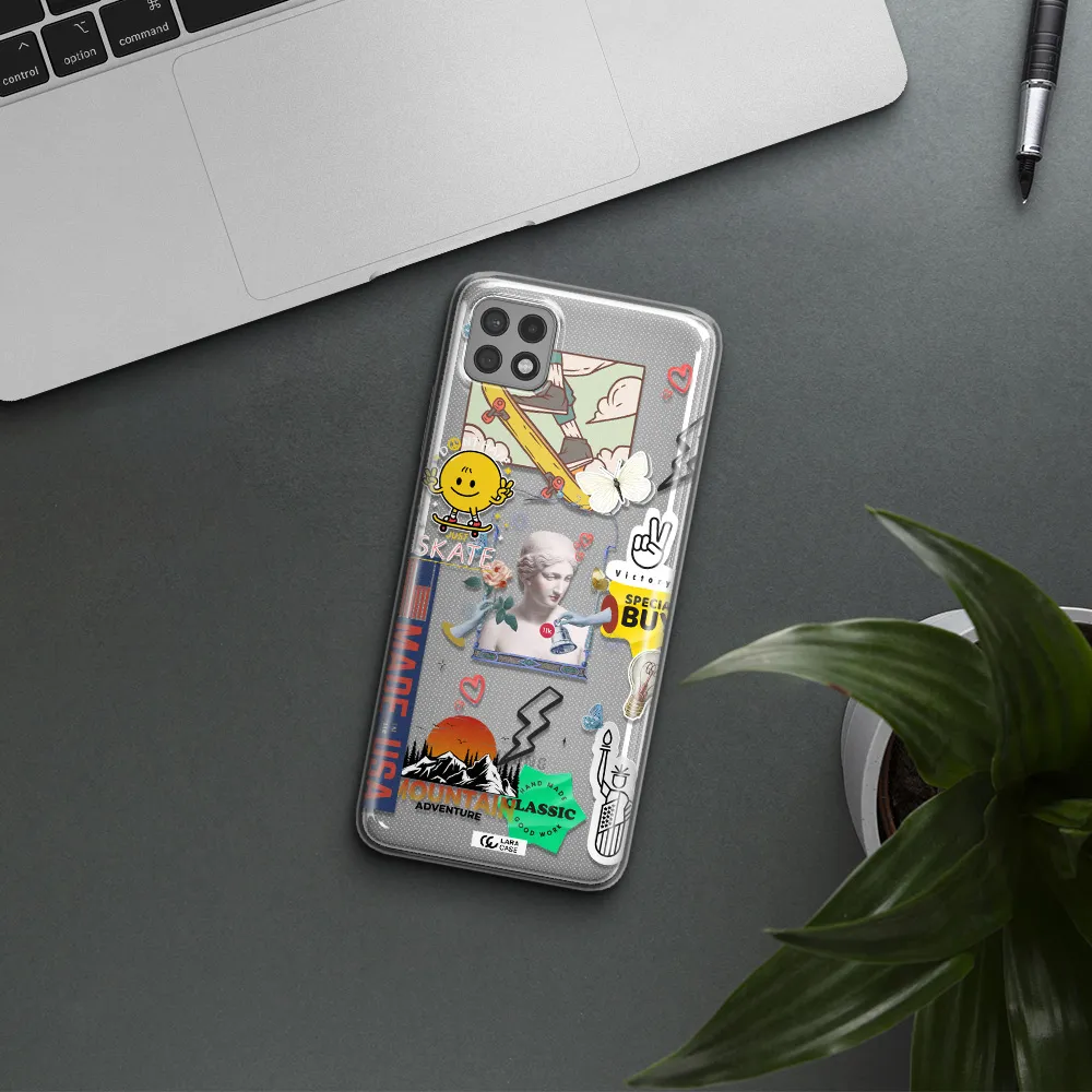 Usa Symbols Samsung A22 5g Clear TPU Case