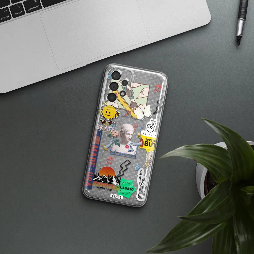 Usa Symbols Samsung A23 5G Clear Tpu Case