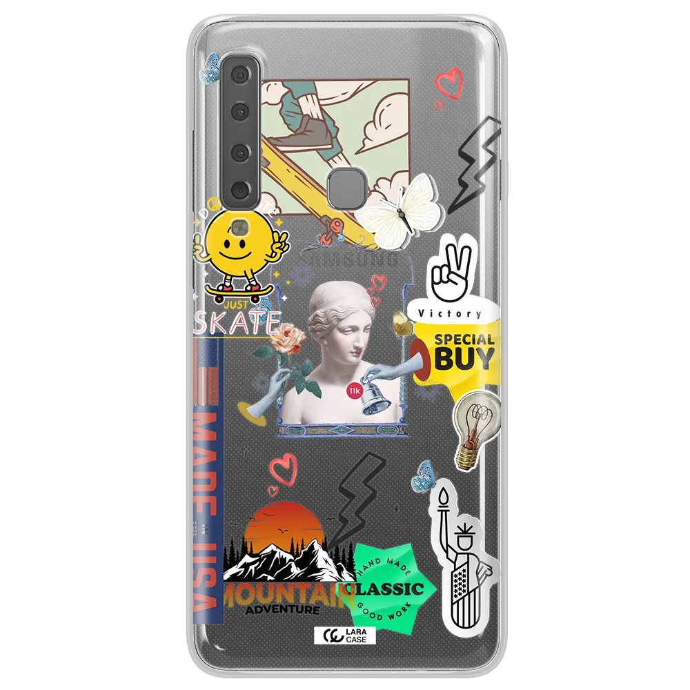 Usa Symbols Samsung A9 2018 Clear TPU Case