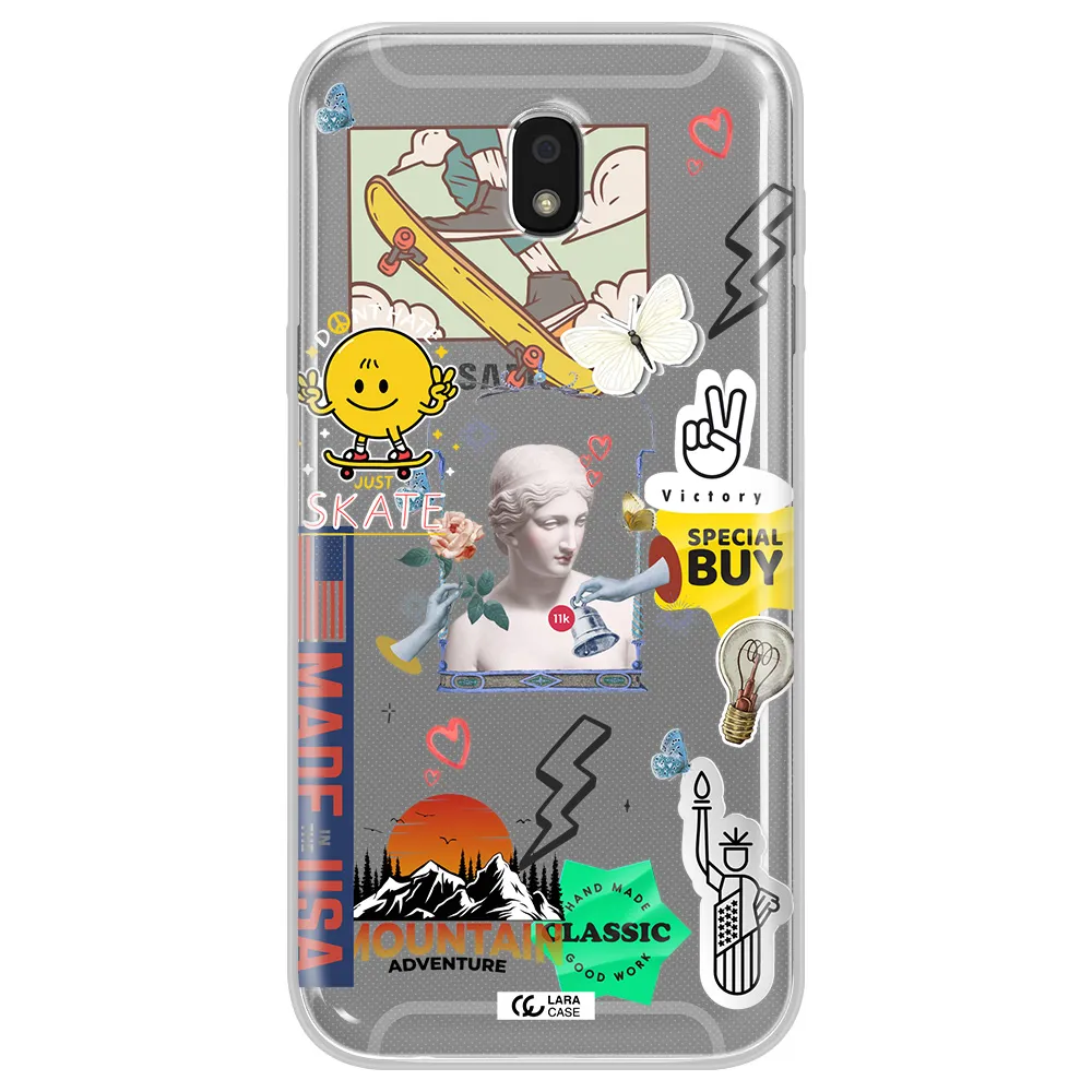 Usa Symbols Samsung J5 2017 Clear TPU Case