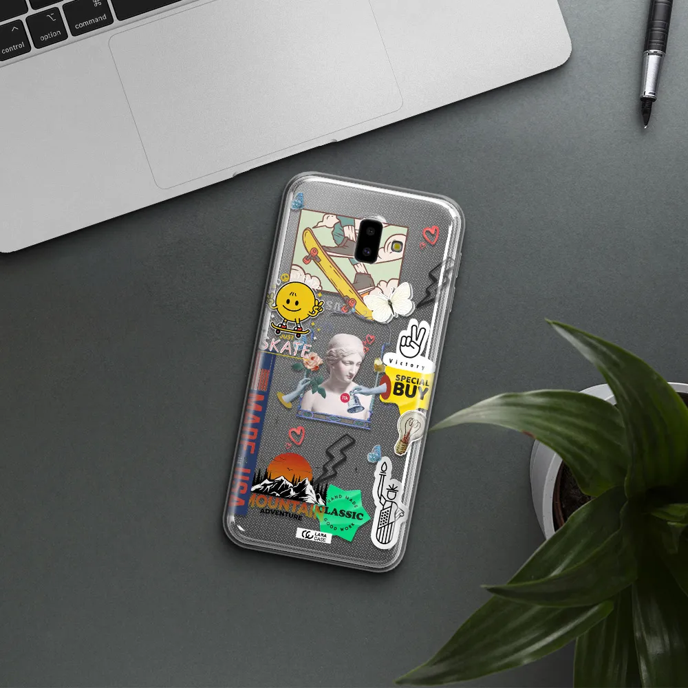 Usa Symbols Samsung J6 Plus Clear TPU Case