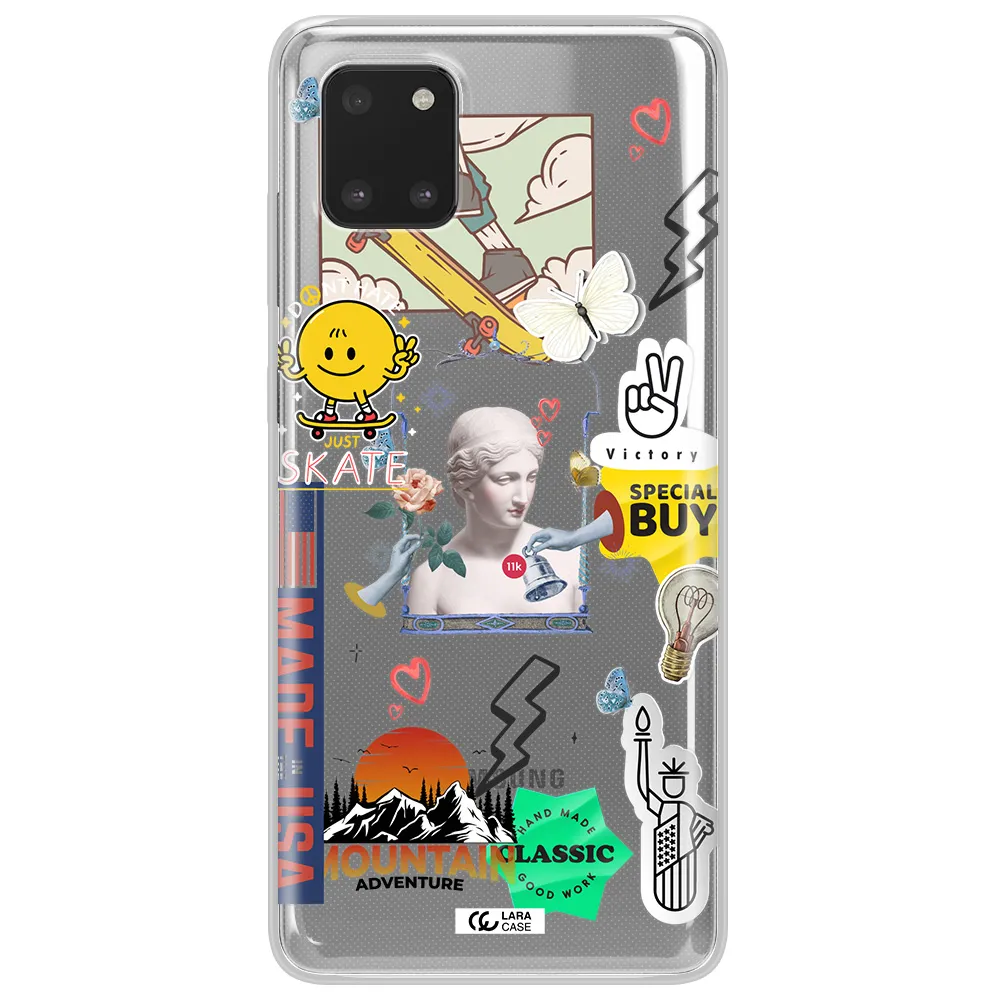Usa Symbols Samsung Note 10 Lite Clear TPU Case