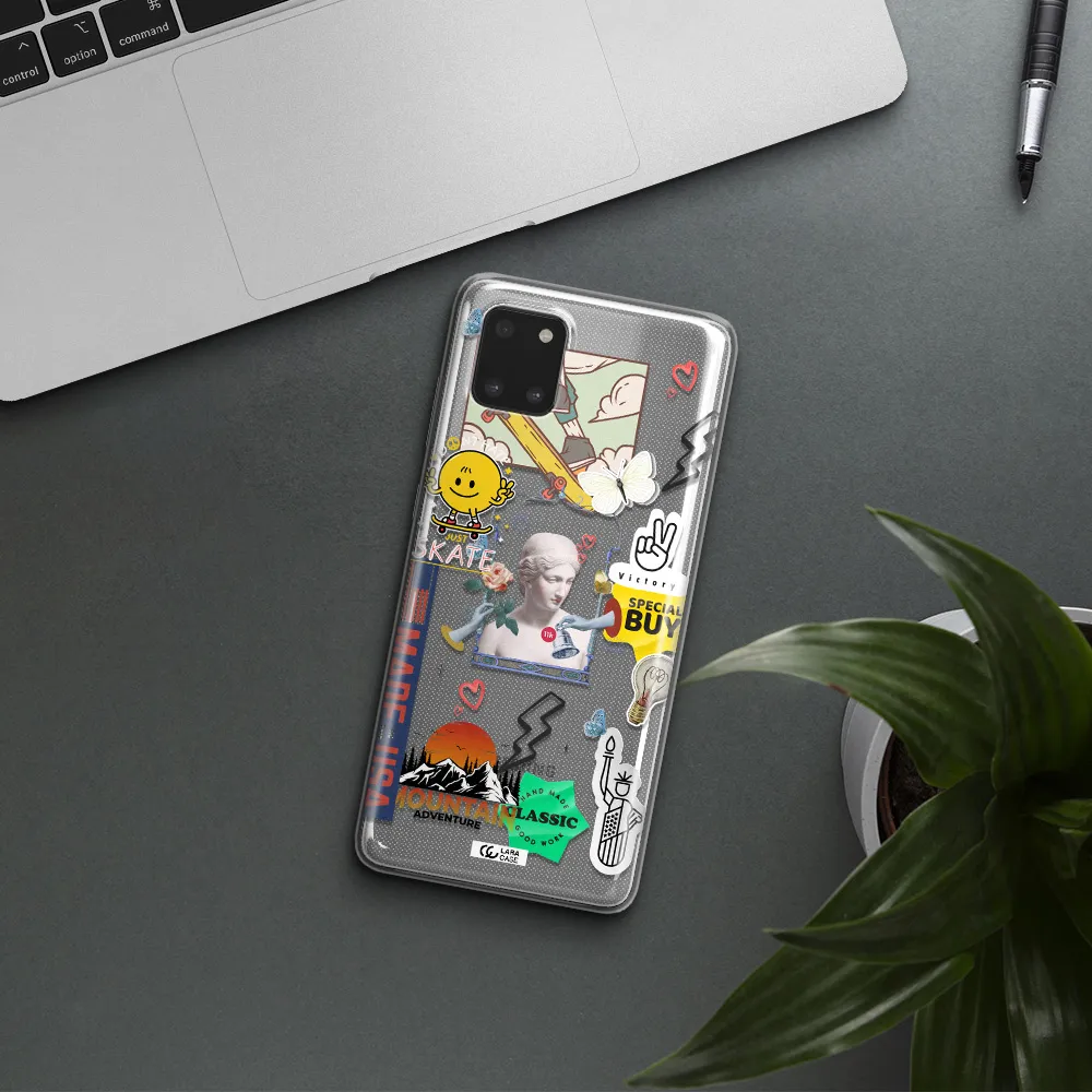 Usa Symbols Samsung Note 10 Lite Clear TPU Case