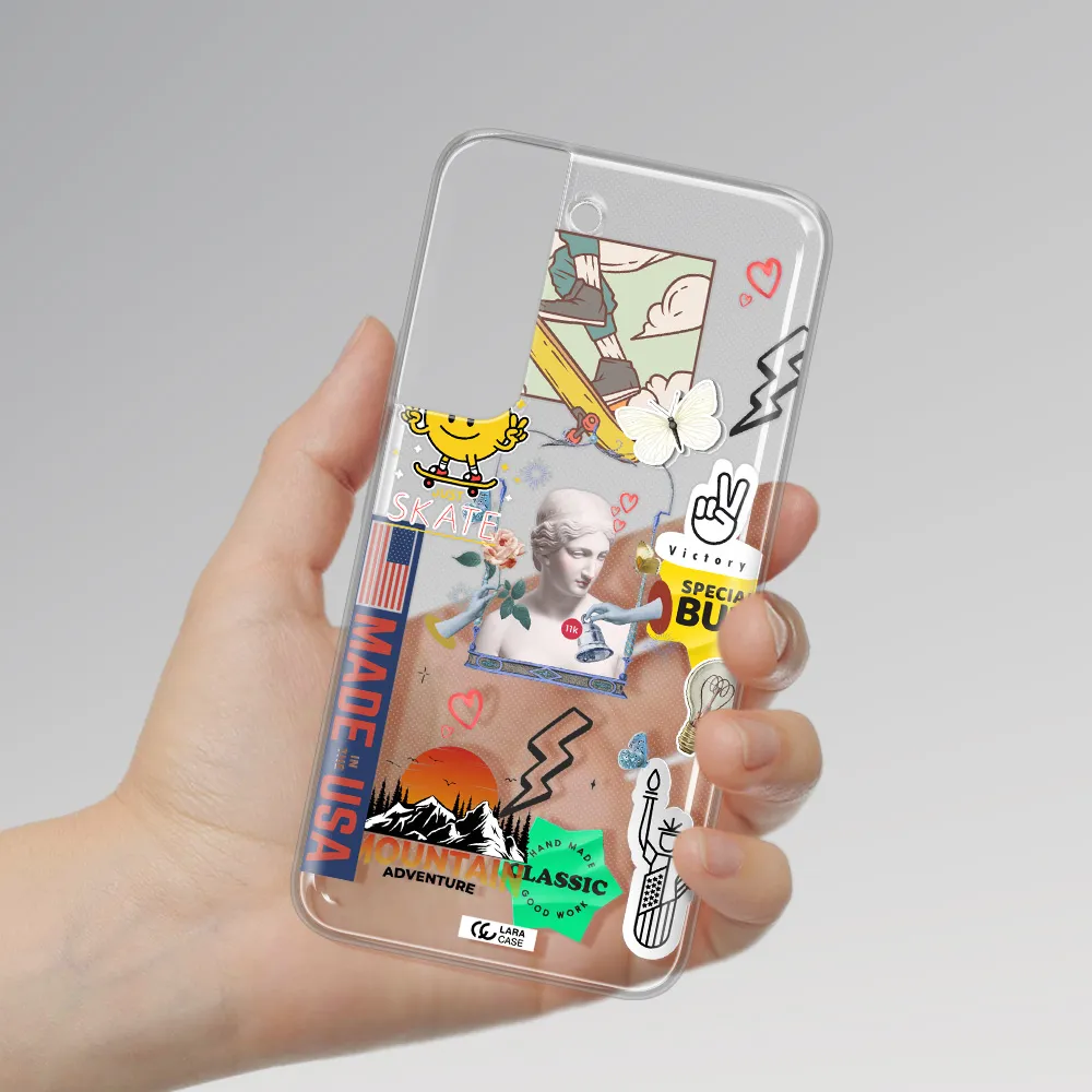 Usa Symbols Samsung S 22 Plus Clear TPU Case