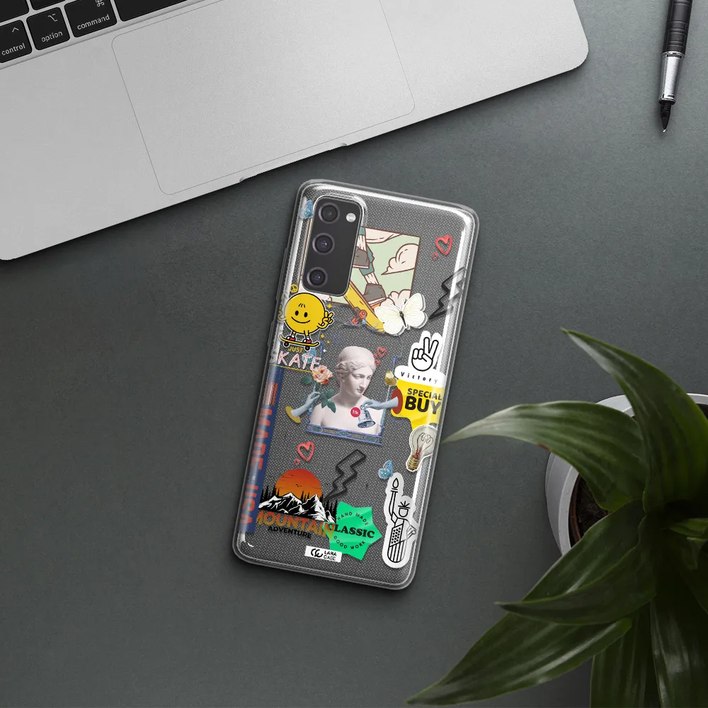 Usa Symbols Samsung S20 Fe Clear TPU Case