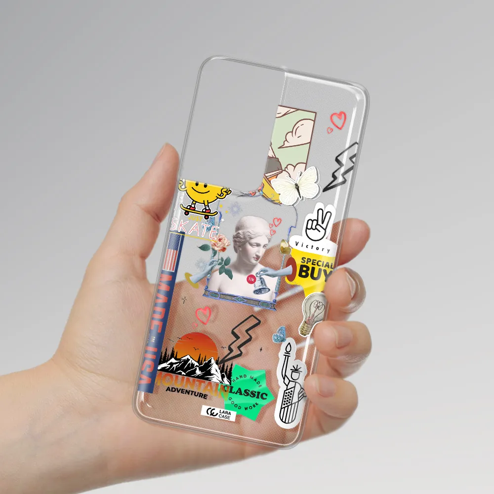 Usa Symbols Samsung S21 Ultra Clear TPU Case