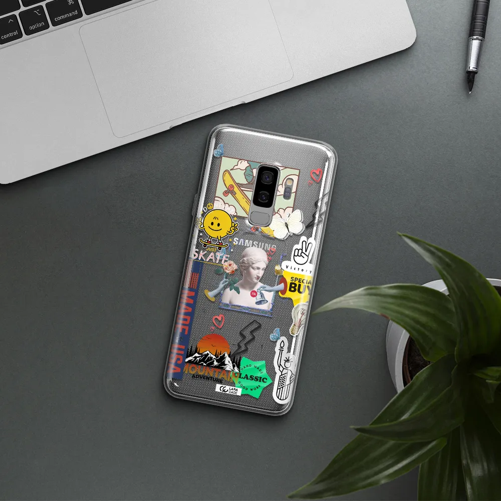 Usa Symbols Samsung S9 Plus Clear TPU Case
