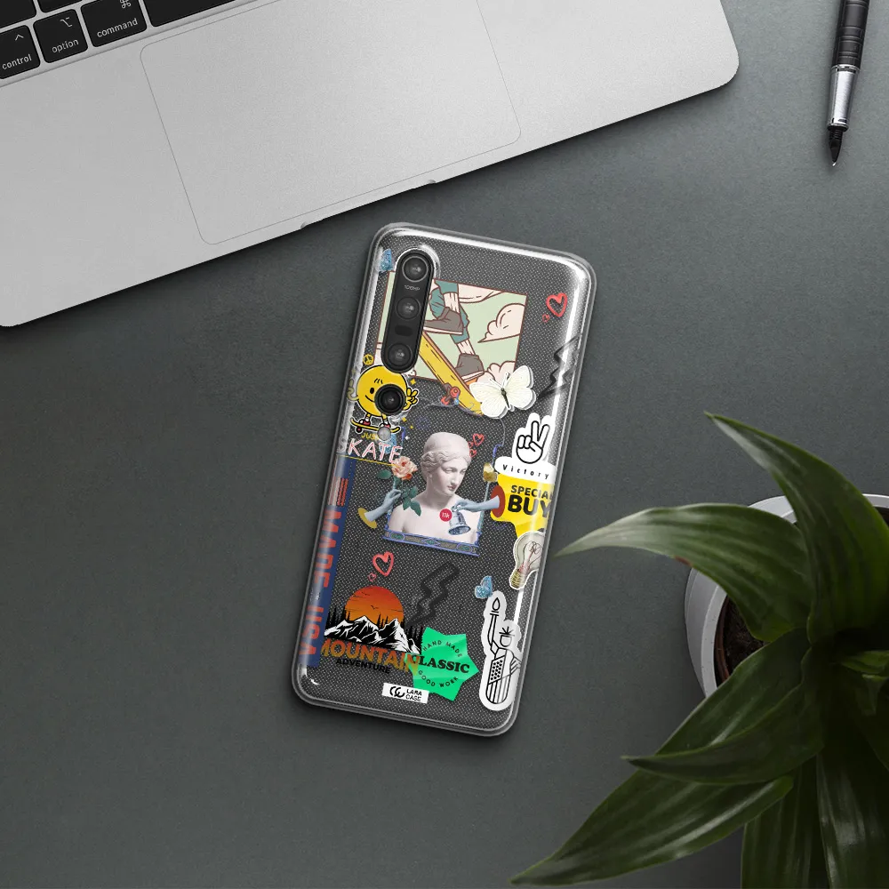 Usa Symbols Xiaomi Mi 10 Pro Clear TPU Case