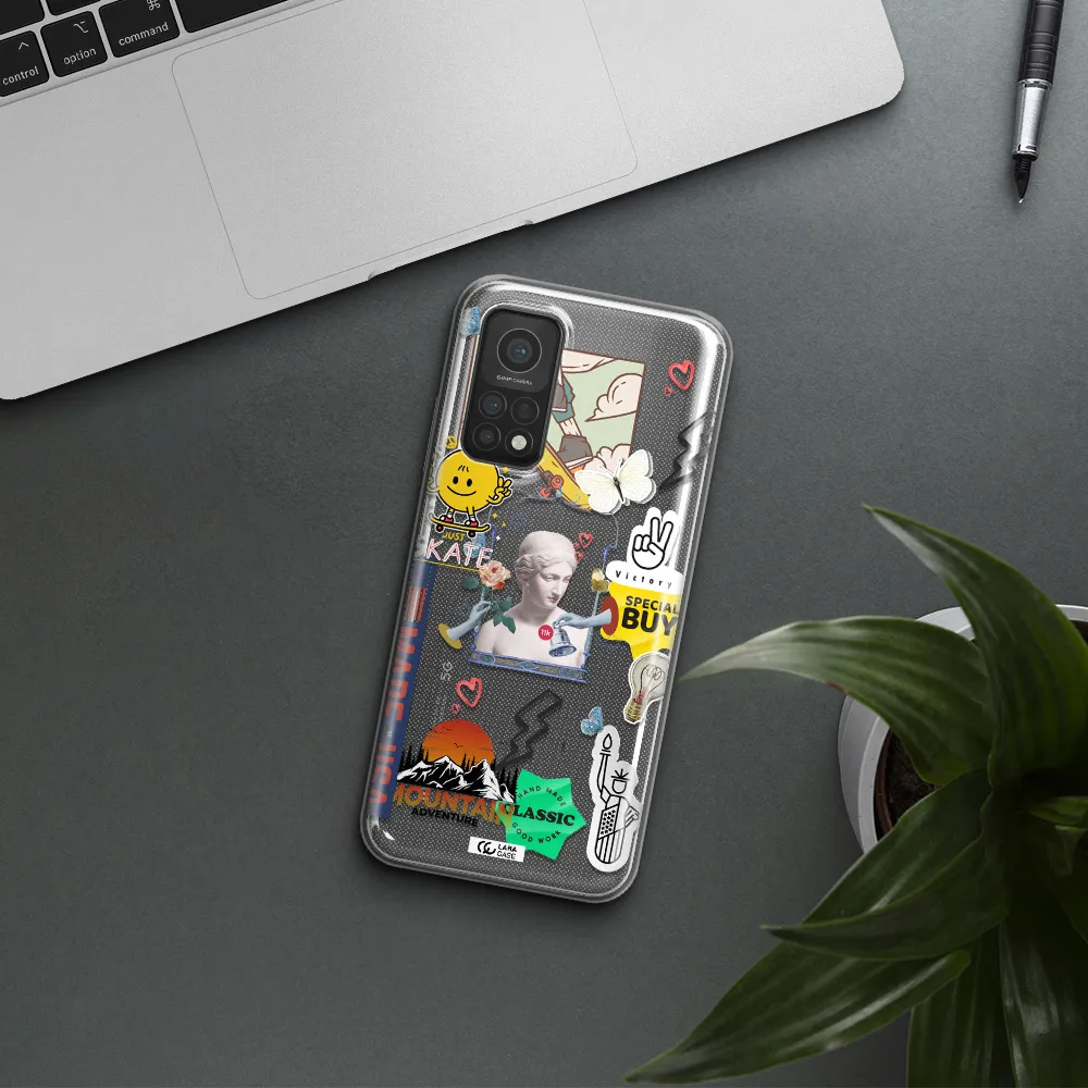 Usa Symbols Xiaomi Mi 10T Clear TPU Case