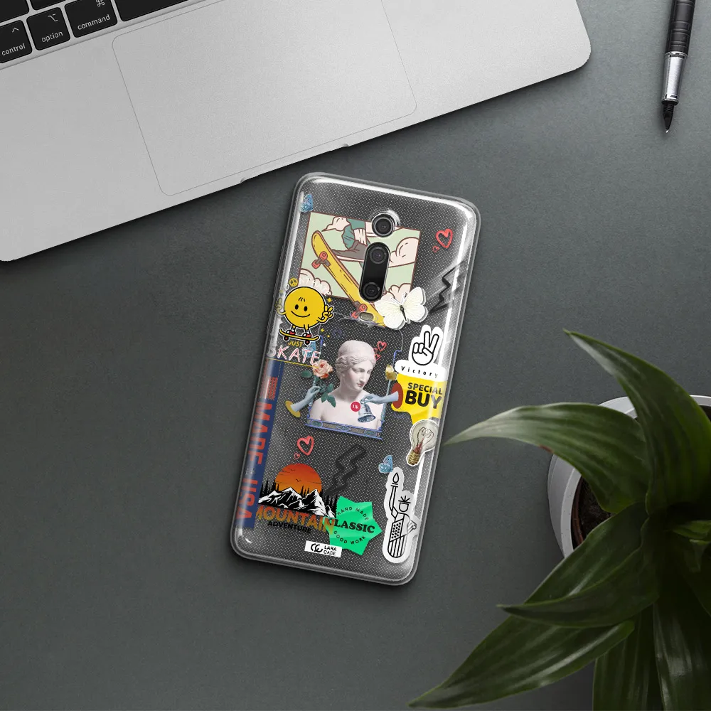 Usa Symbols Xiaomi Mi 9T Clear TPU Case