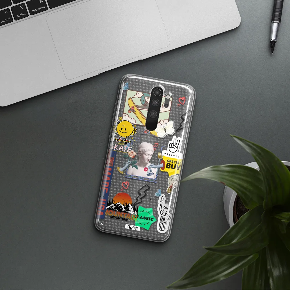 Usa Symbols Xiaomi Note 8 Pro Clear TPU Case