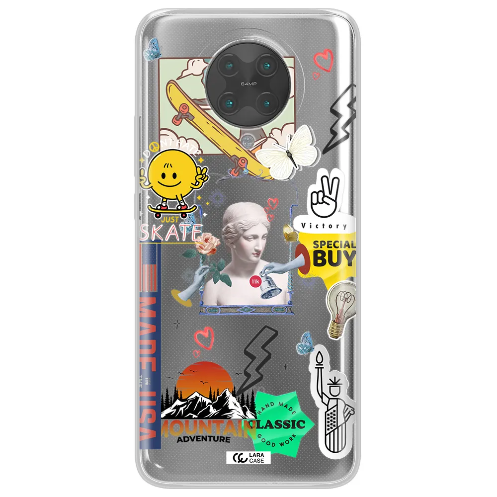 Usa Symbols Xiaomi Poco F2 Pro Clear TPU Case