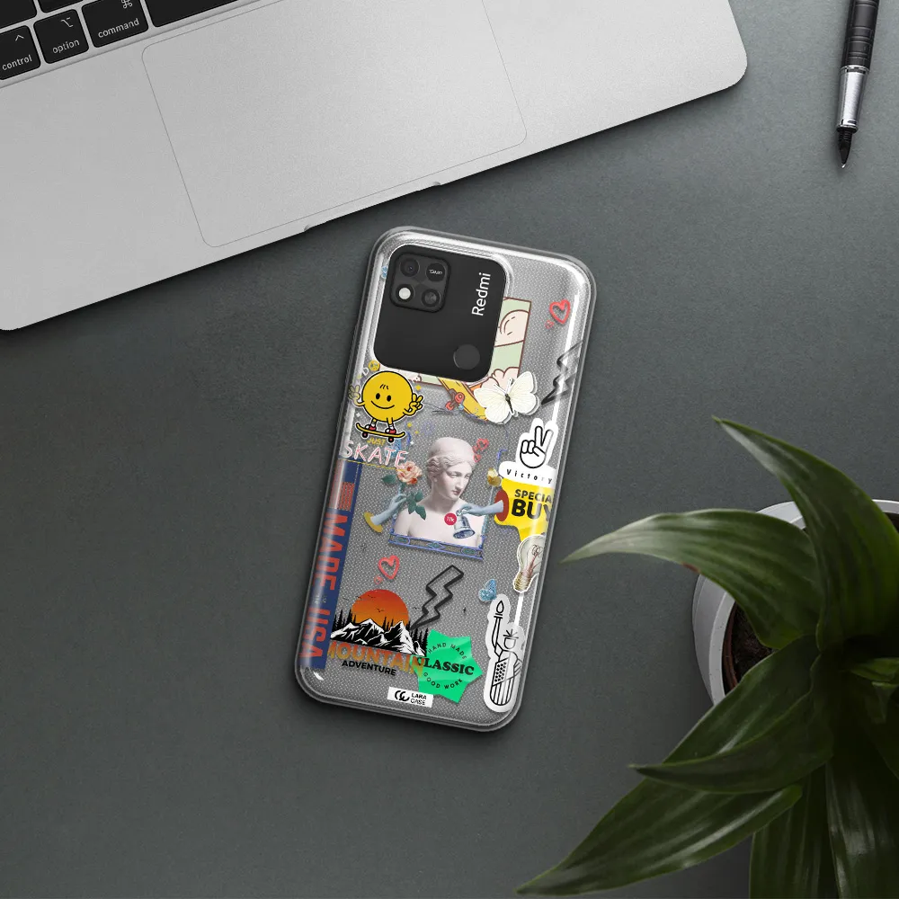 Usa Symbols Xiaomi Redmi 10A Clear TPU Case