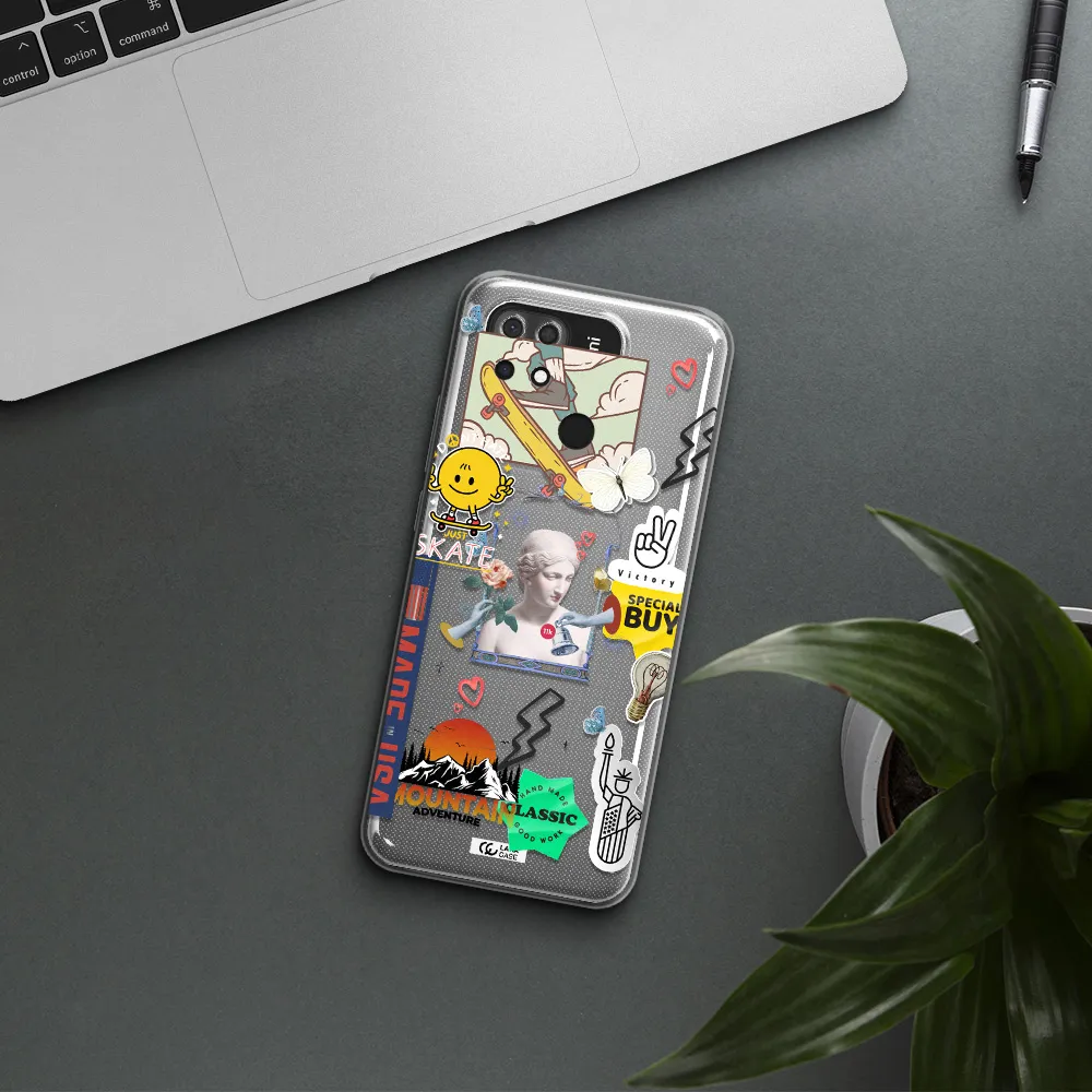 Usa Symbols Xiaomi Redmi 10C Clear TPU Case