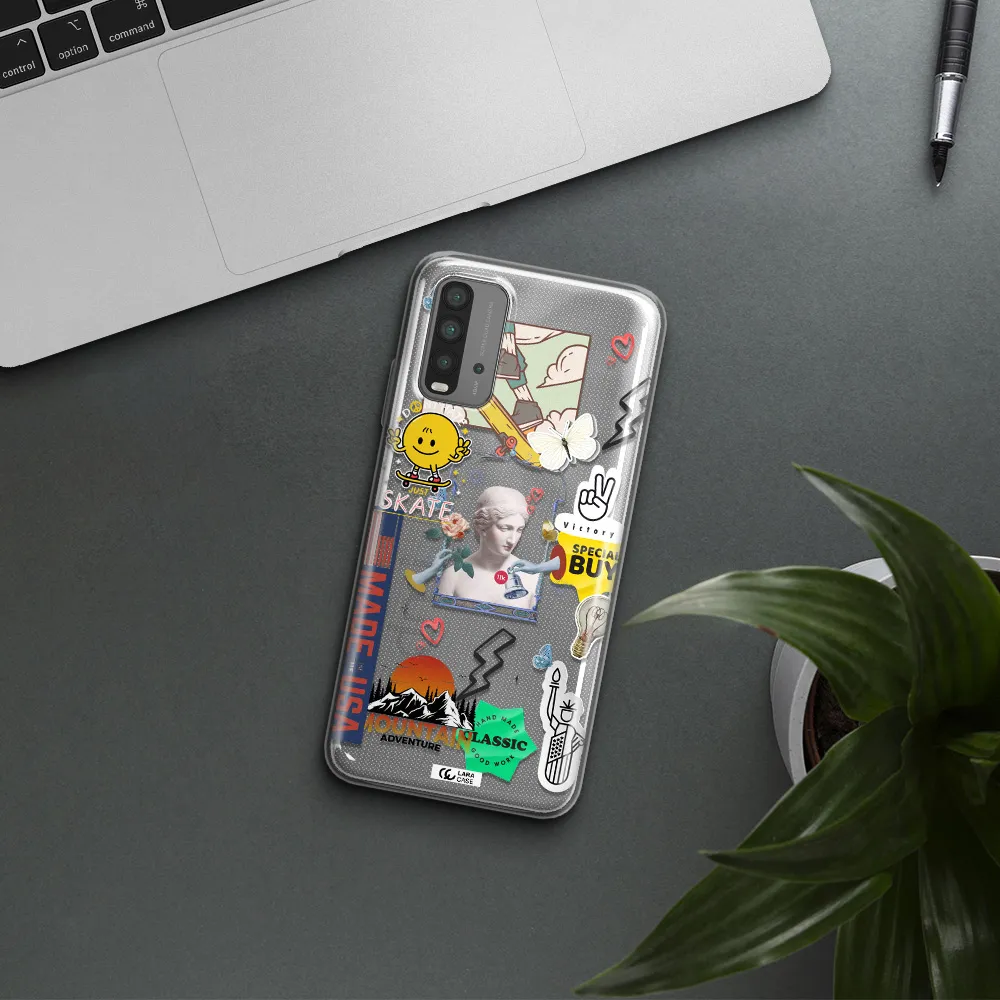 Usa Symbols Xiaomi Redmi 9T Clear TPU Case