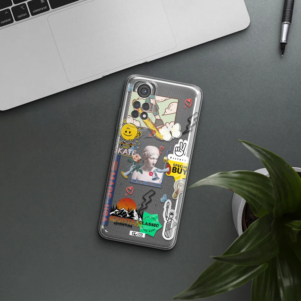 Usa Symbols Xiaomi Redmi Note 11S Clear Tpu Case