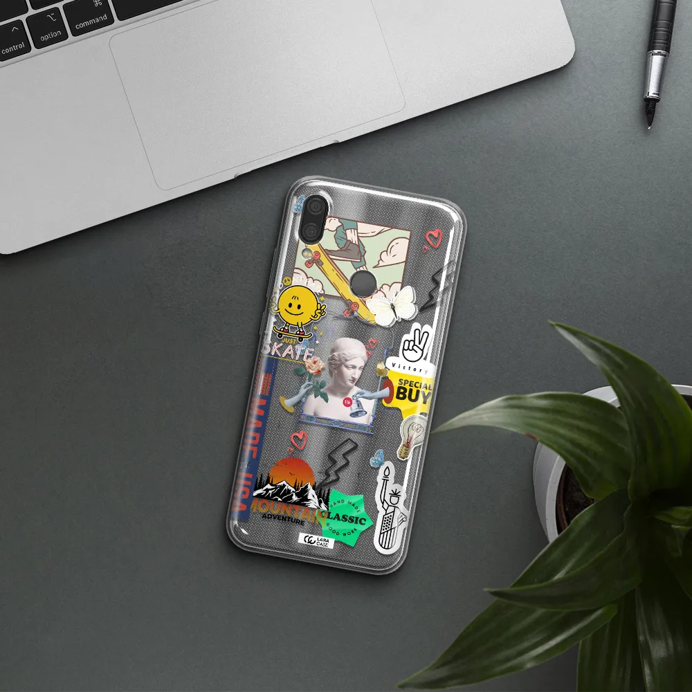 Usa Symbols Xiaomi Redmi Note 7 Clear TPU Case