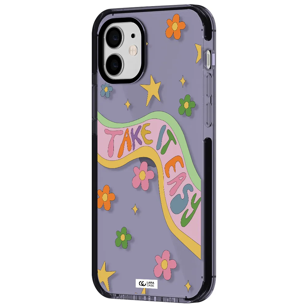 Take It Easy Apple iPhone 11 impact Lilac Case