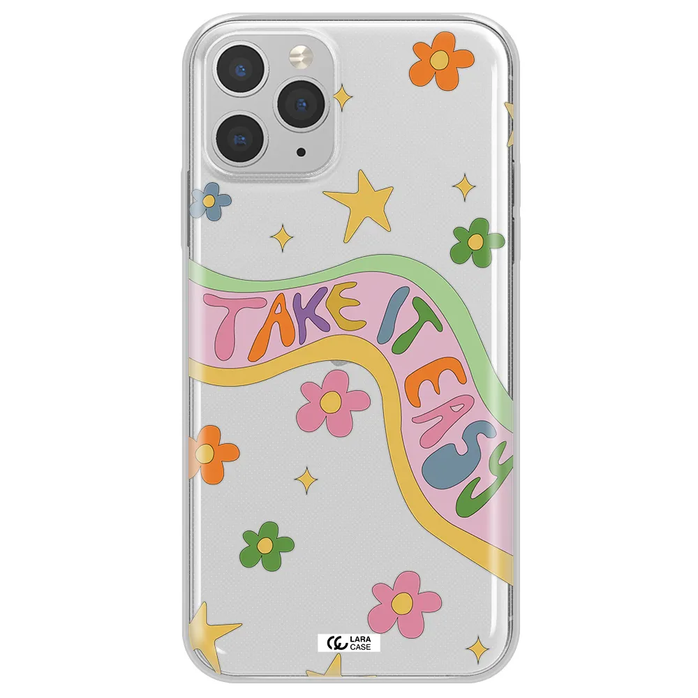 Take It Easy Apple iPhone 11 pro max Clear TPU Case