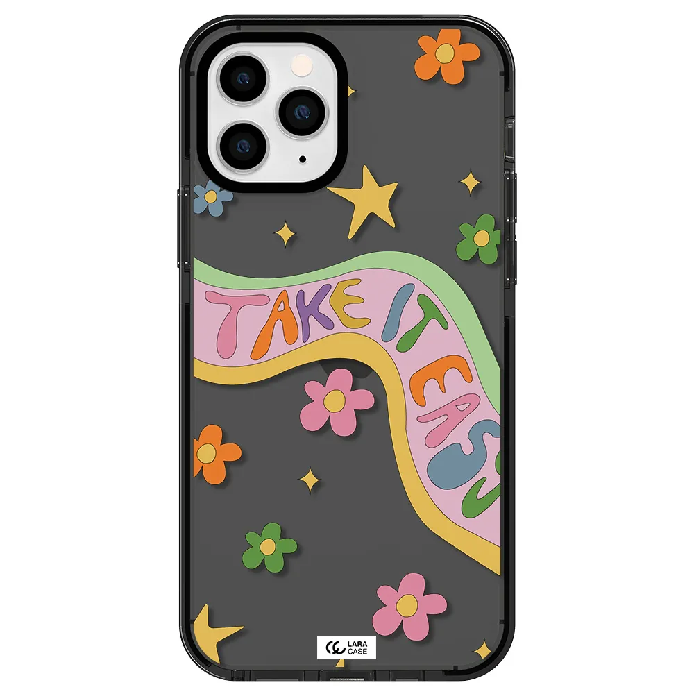 Take It Easy Apple iPhone 11 pro max impact Smoke Black Case