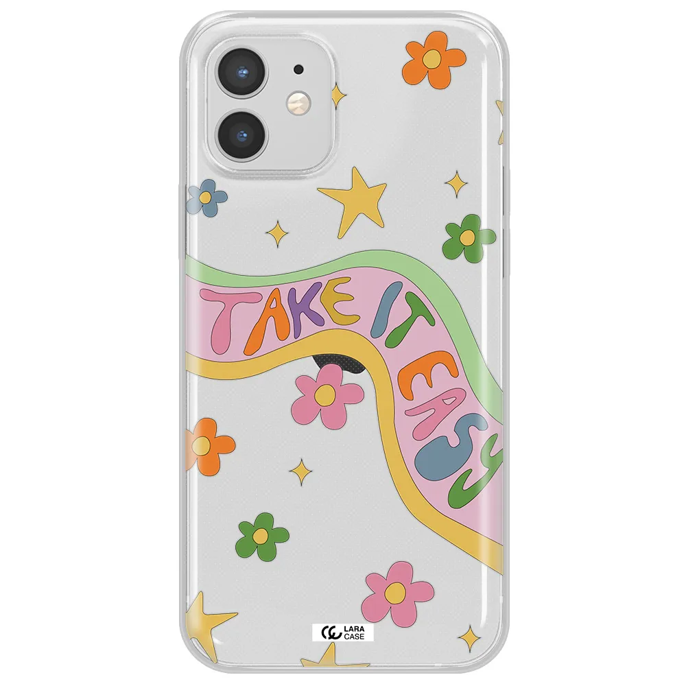 Take It Easy Apple iPhone 12 mini Clear TPU Case
