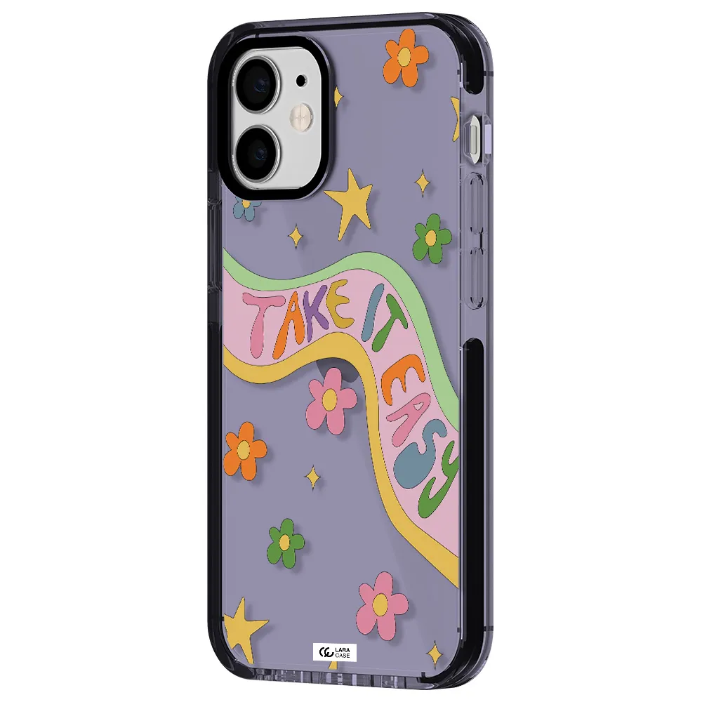 Take It Easy Apple iPhone 12 mini impact Lilac Case