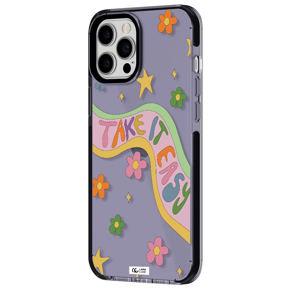 Take It Easy Apple iPhone 12 pro max impact Lilac Case