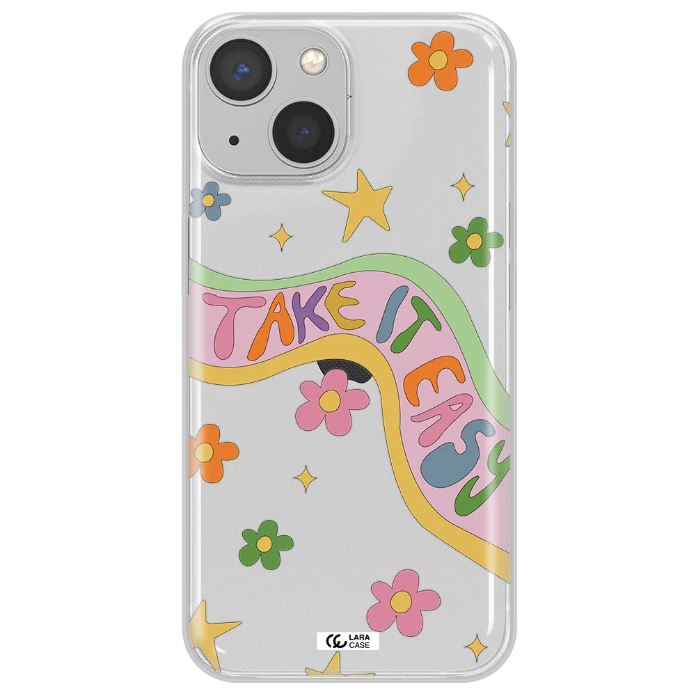 Take It Easy Apple iPhone 13 mini Clear TPU Case