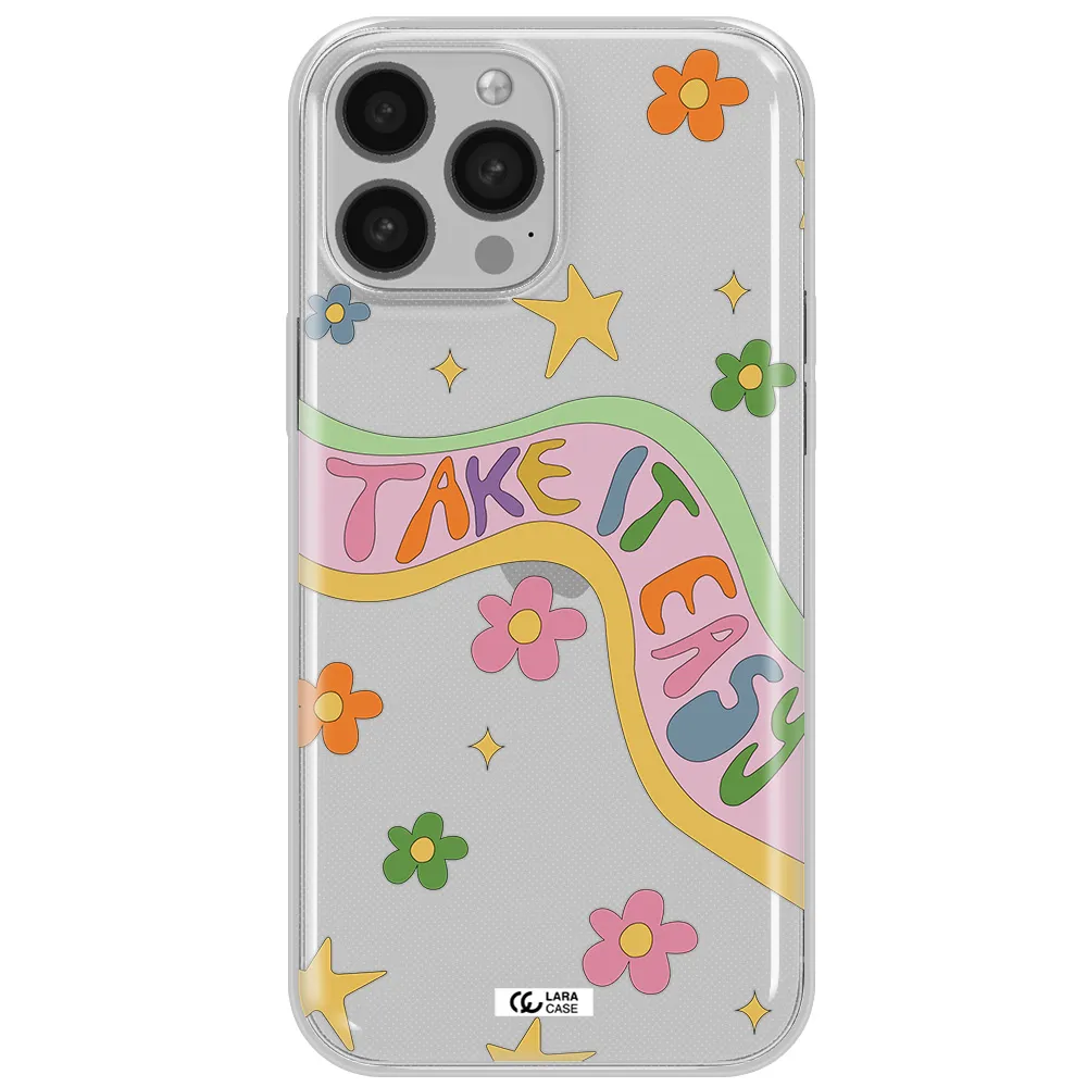 Take It Easy Apple iPhone 13 Pro Max Clear TPU Case