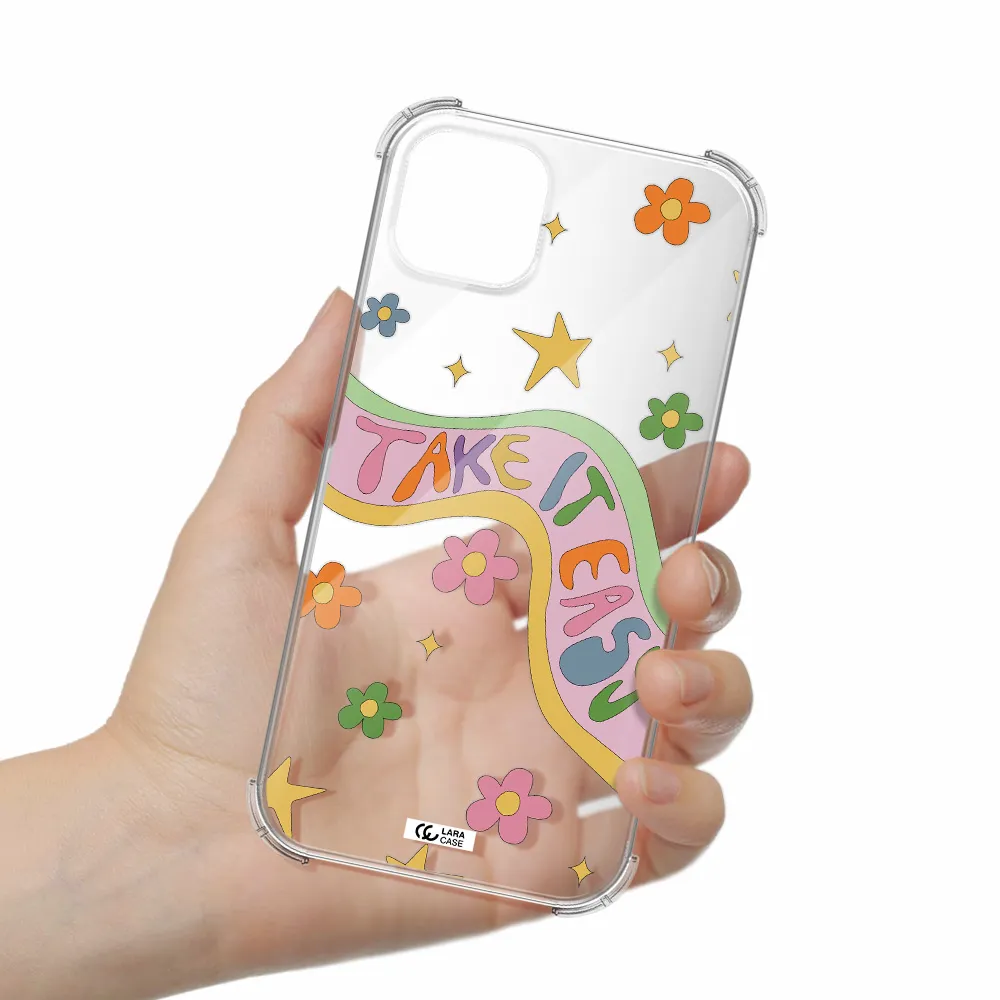 Take It Easy Apple iPhone 14 plus Clear PC Case