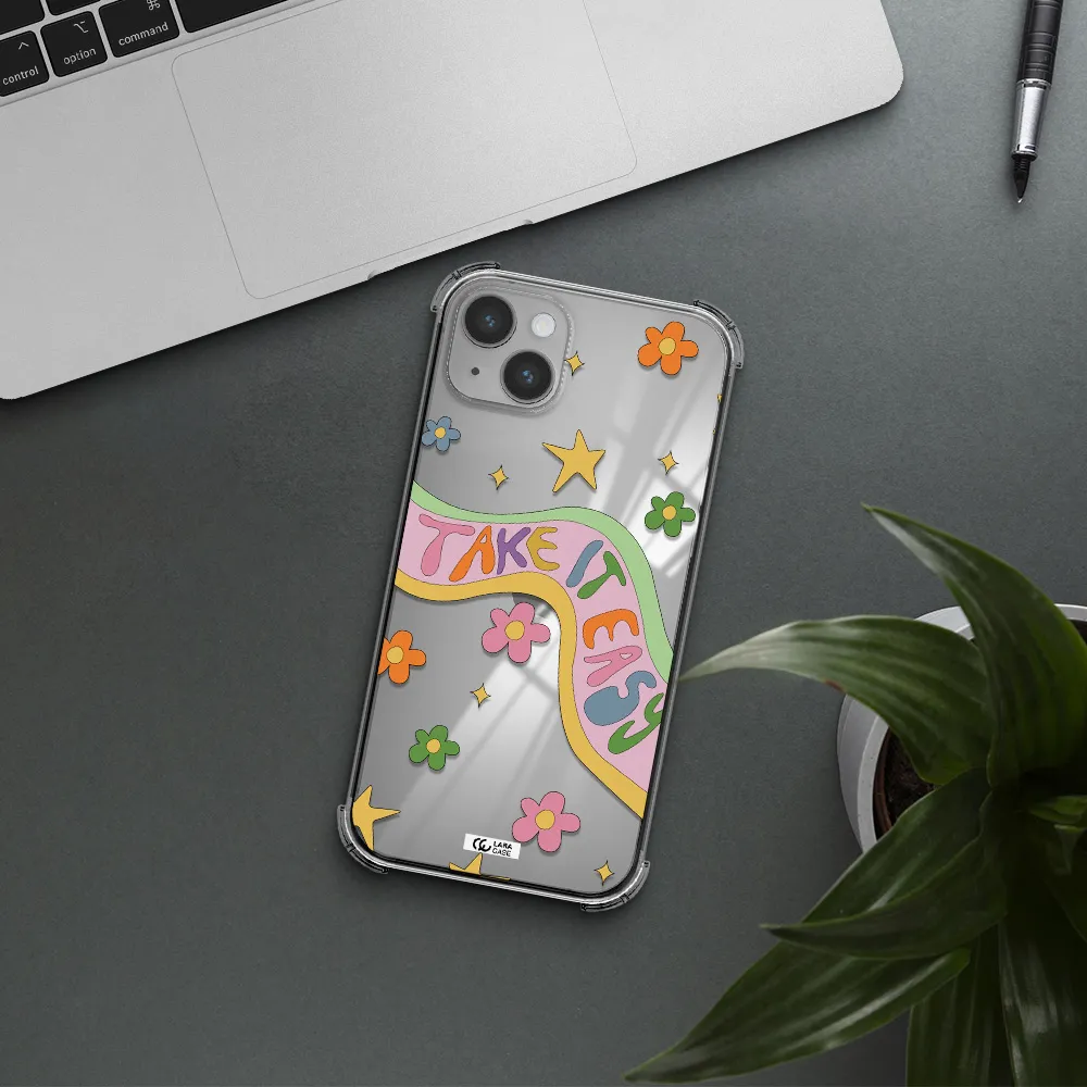 Take It Easy Apple iPhone 14 plus Clear PC Case