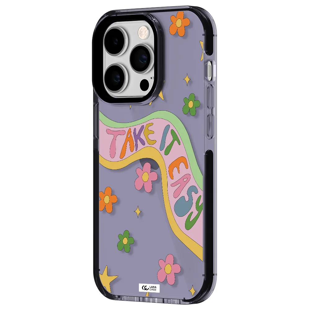 Take It Easy Apple iPhone 14 pro impact Lilac Case