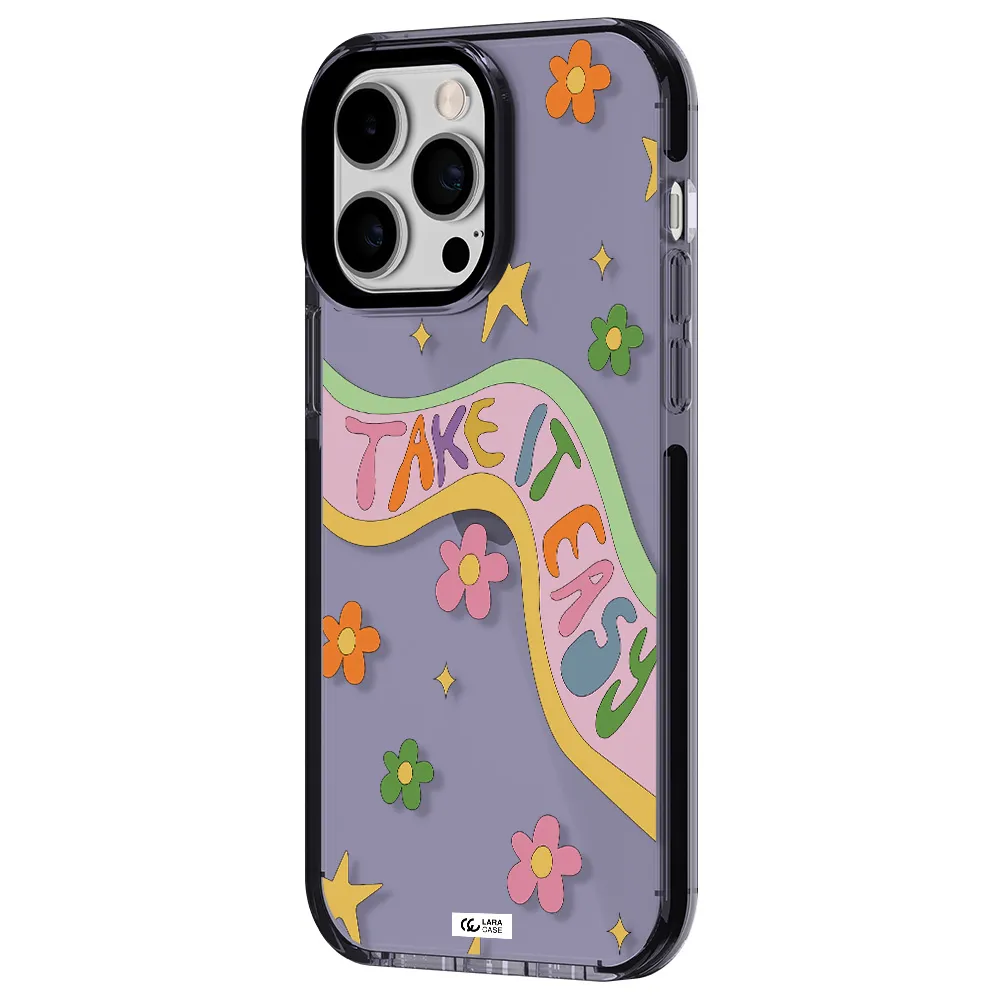 Take It Easy Apple iPhone 15 Pro impact Lilac Case