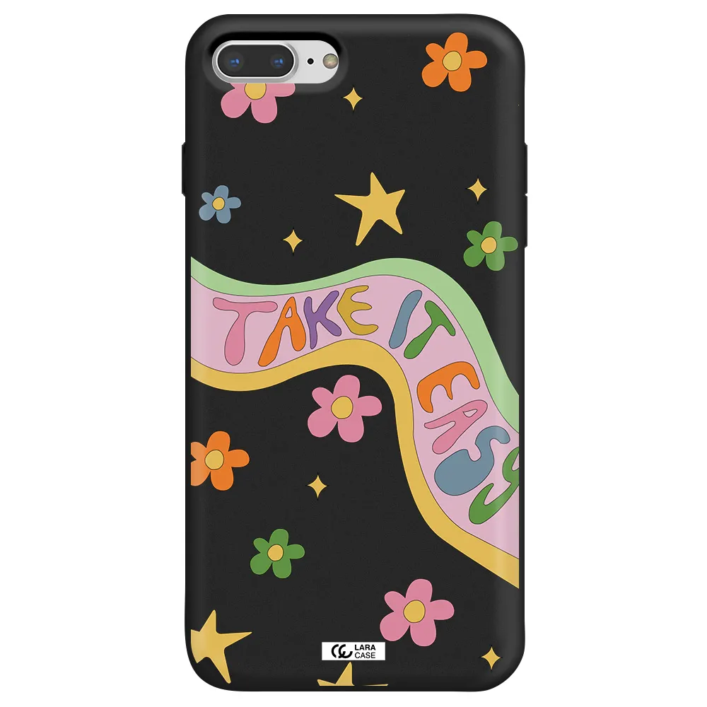 Take It Easy Apple iPhone 7 plus Silicone black Case
