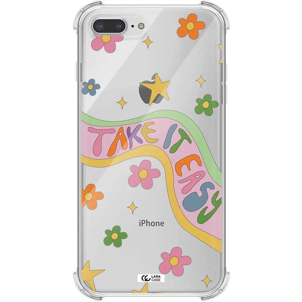 Take It Easy Apple iPhone 8 plus Clear PC Case