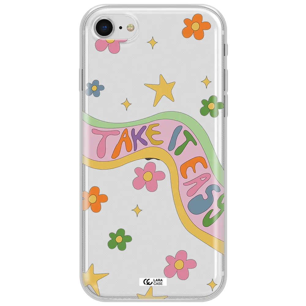 Take It Easy Apple Iphone Se 2020 Clear Tpu Case
