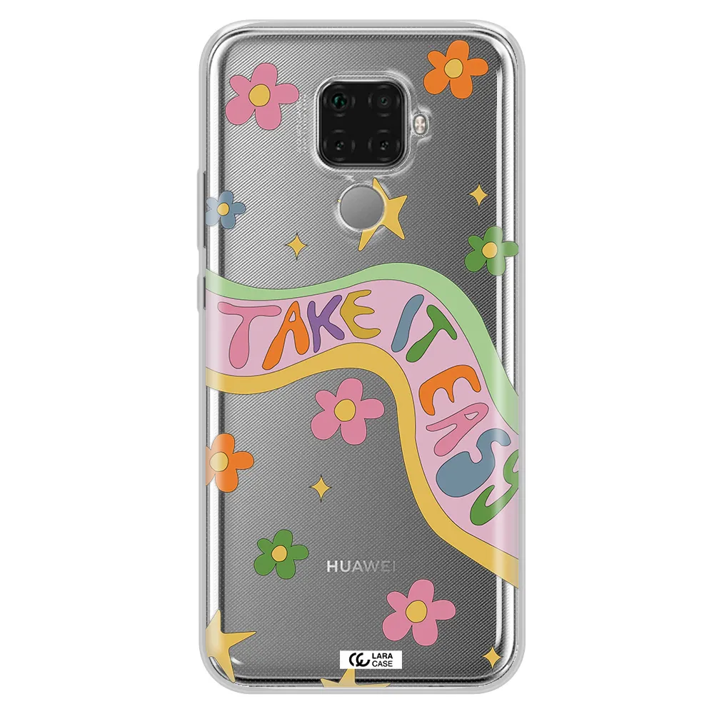 Take It Easy Huawei Mate 30 Lite Clear TPU Case