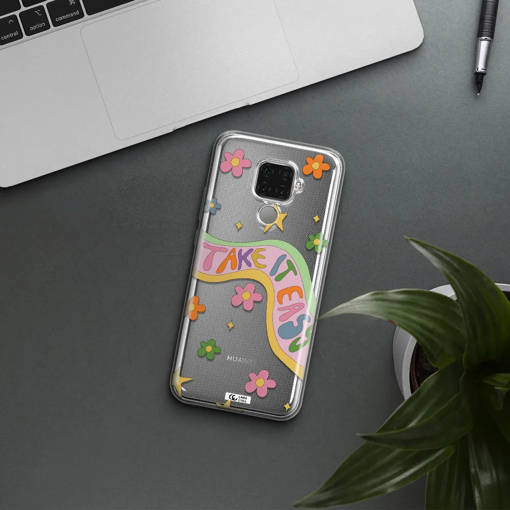 Take It Easy Huawei Mate 30 Lite Clear TPU Case