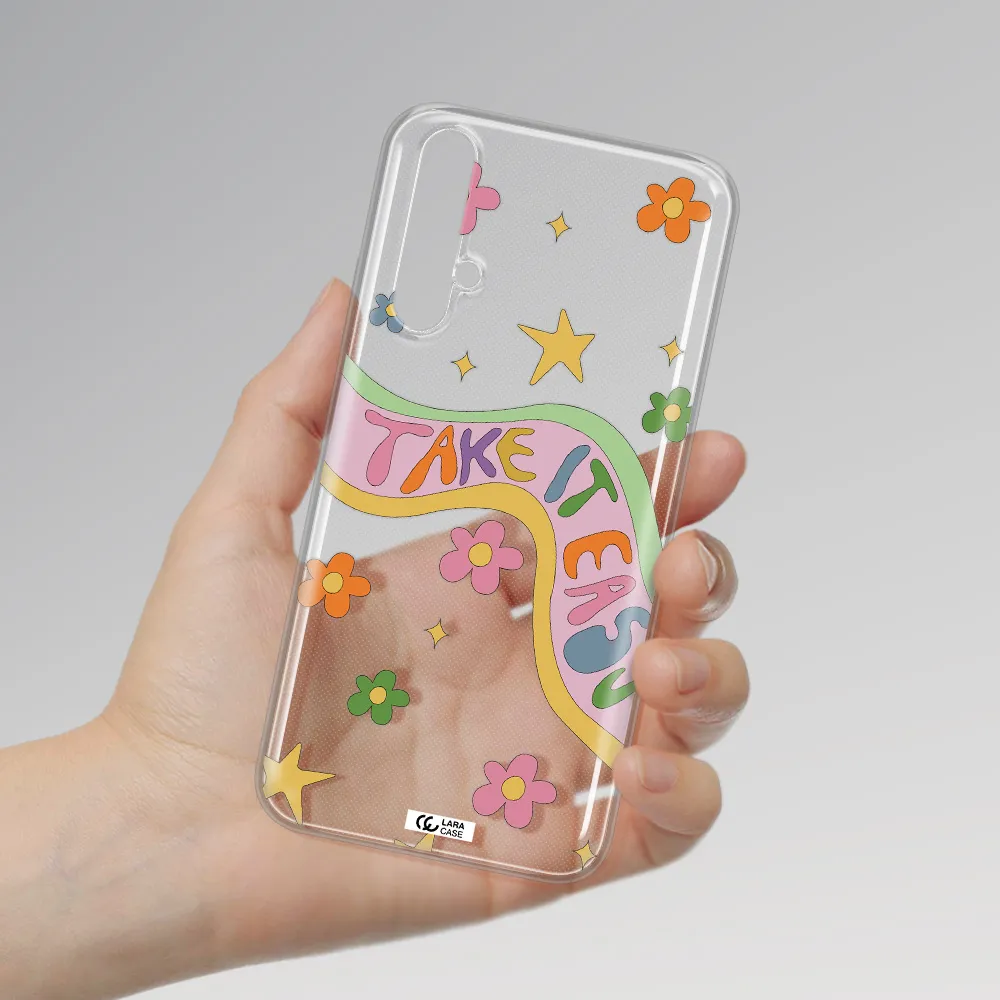 Take It Easy Huawei Nova 5t Clear TPU Case